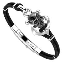 Bracciale Zancan Uomo Vendetta in Argento EXB771-NE - EXB771-NE